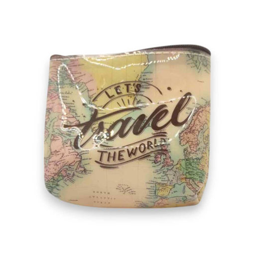 Picture of I-TOTAL COIN PURSE MAPS BROWN